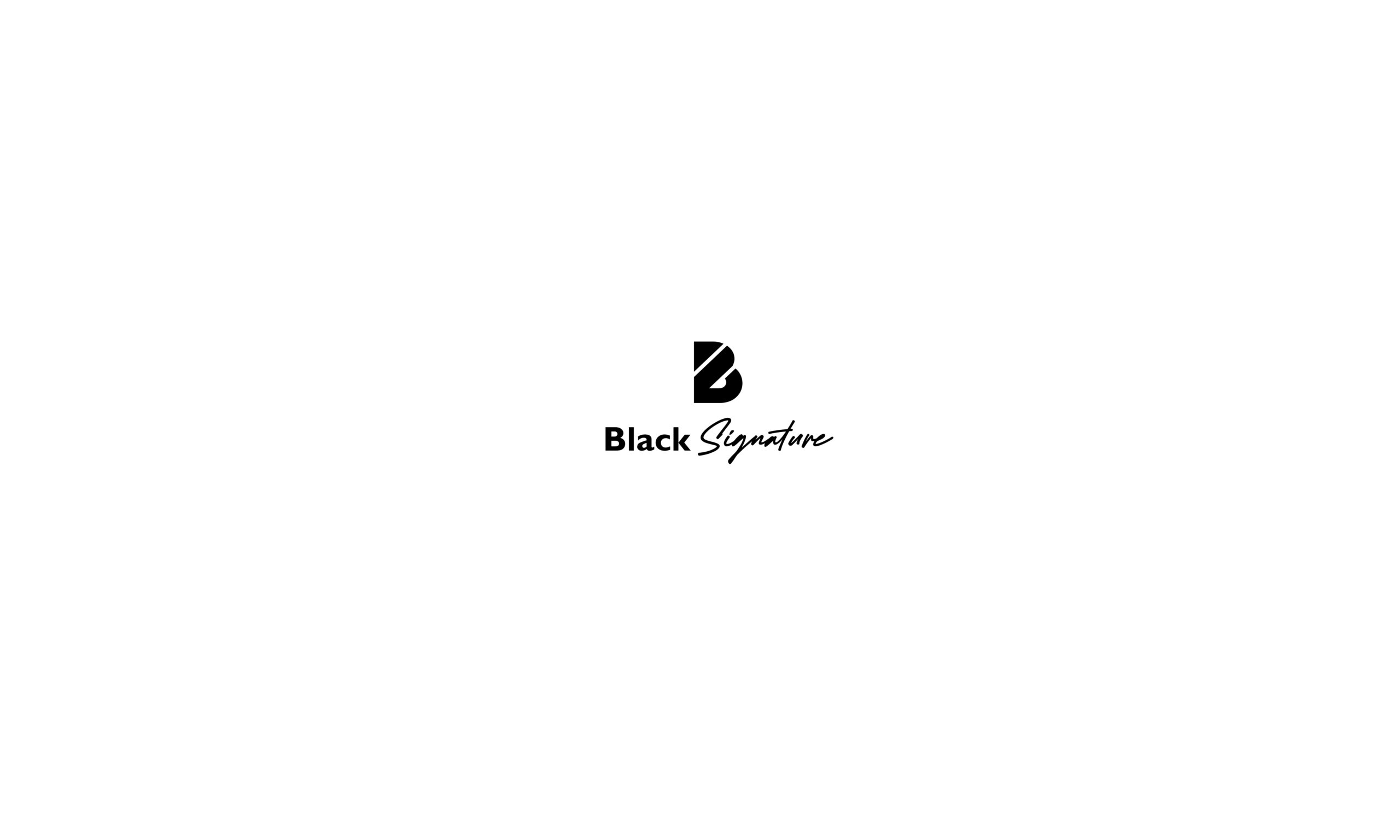 black signature